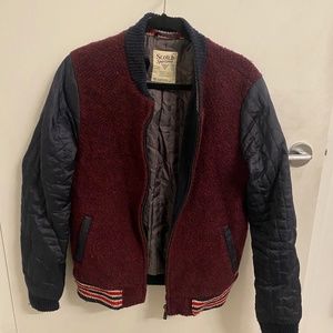 Scotch & Soda Varsity Bomber Wool Jacket